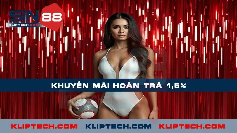 Khuyến mãi hoàn trả 1,5% 